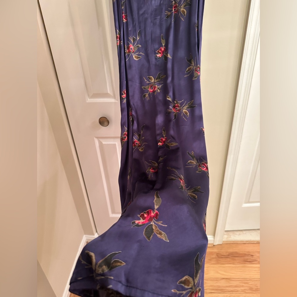90s vintage gap Floral stain Sleeveless midi/ maxi dress. Size S. - Picture 4 of 10